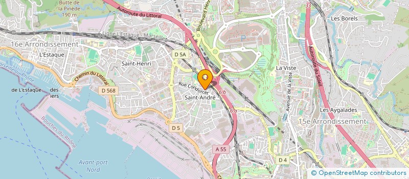 localisation de l'entreprise VOLT2R à MARSEILLE