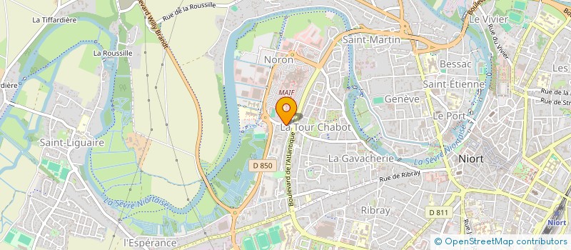 localisation de l'entreprise VOLTA  NIORT