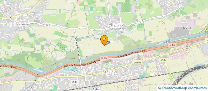 localisation de l'entreprise VOLTA  LE SOLER