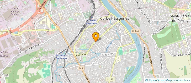 localisation de l'entreprise VOLTA à CORBEIL-ESSONNES