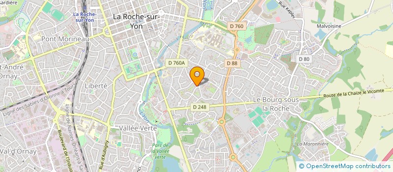 localisation de l'entreprise VOLTA 9 à LES SABLES D'OLONNE