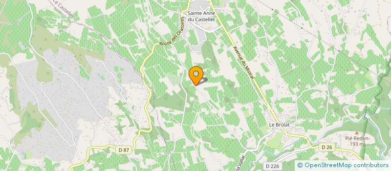 localisation de l'entreprise VOLTA CONCEPT  LE CASTELLET