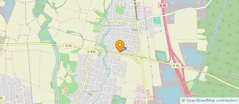 localisation de l'entreprise VOLTA ENERGIE  BALDERSHEIM