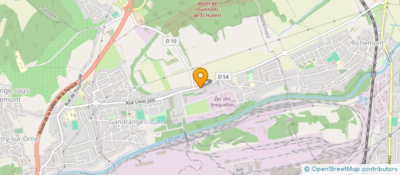 localisation de l'entreprise VOLTA INVESTMENT CORPORATION  GANDRANGE