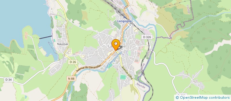 localisation de l'entreprise VOLTA TECH 48 SAS  LANGOGNE