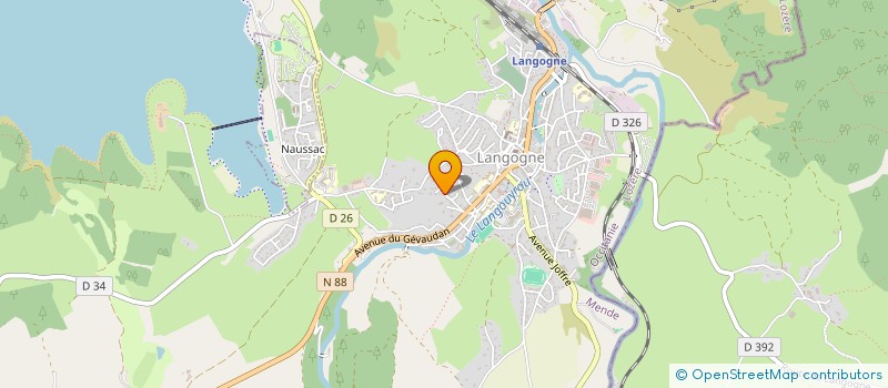 localisation de l'entreprise VOLTA TECH  LANGOGNE