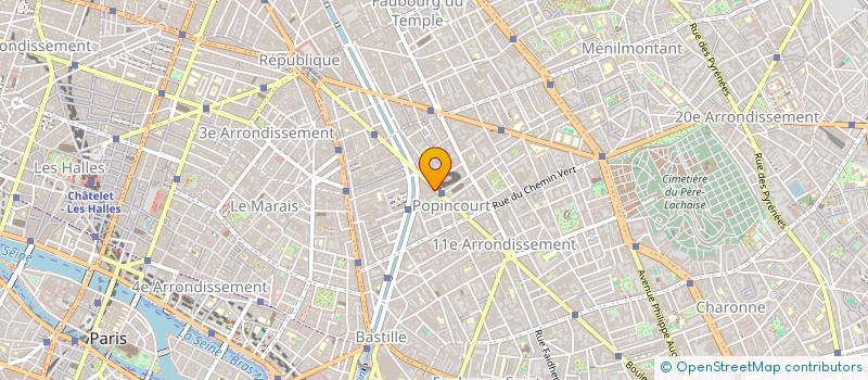 localisation de l'entreprise VOLTADIS à VINCENNES