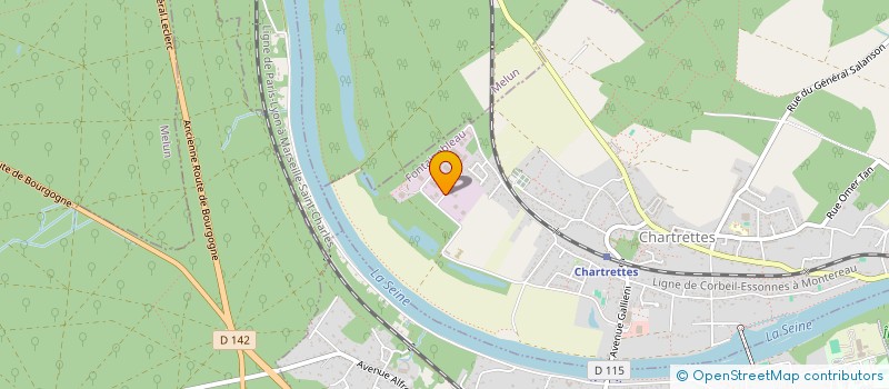 localisation de l'entreprise VOLTAGE DISTRIBUTION IDF  CHARTRETTES