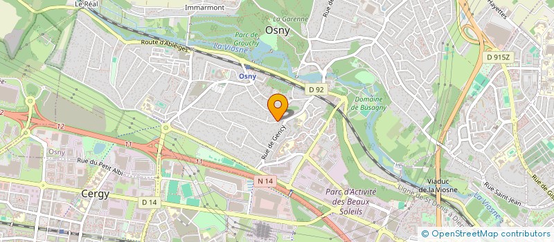 localisation de l'entreprise VOLTAGILITY à OSNY