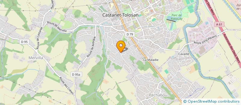 localisation de l'entreprise VOLTAIKA à CASTANET-TOLOSAN