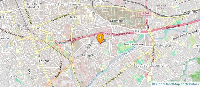 localisation de l'entreprise VOLTAIR à MARSEILLE