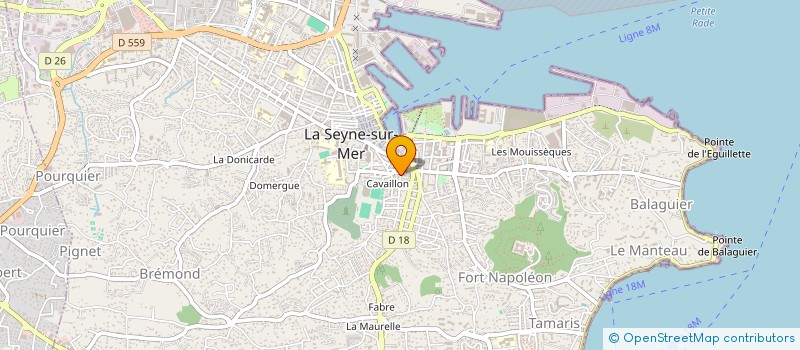 localisation de l'entreprise VOLTAIRE à LA SEYNE-SUR-MER