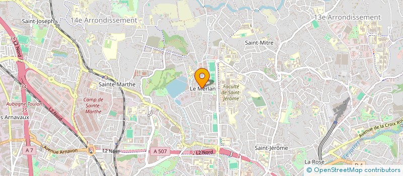 localisation de l'entreprise VOLTAIRE à MARSEILLE