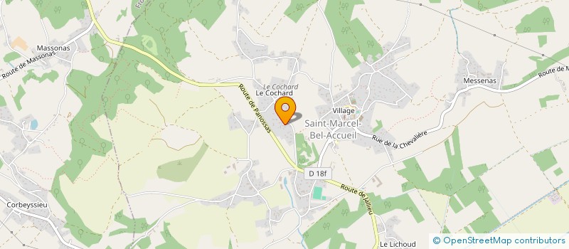 localisation de l'entreprise VOLTAIRE  SAINT-MARCEL-BEL-ACCUEIL