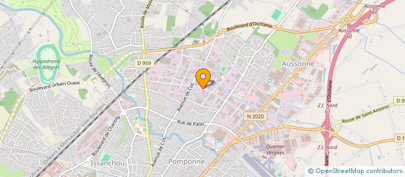 localisation de l'entreprise VOLTAIRE  MONTAUBAN