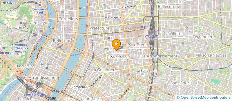 localisation de l'entreprise VOLTAIRE  LYON