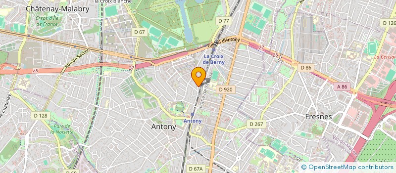 localisation de l'entreprise VOLTAIRE à ANTONY