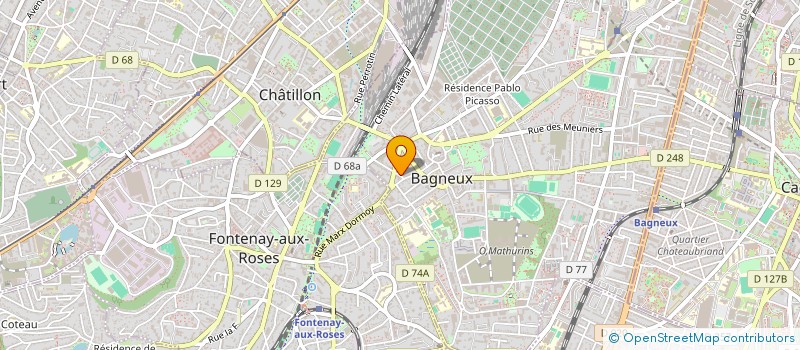 localisation de l'entreprise VOLTAIRE à BAGNEUX