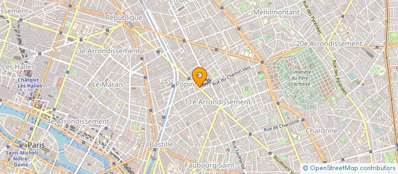 localisation de l'entreprise VOLTAIRE  PARIS