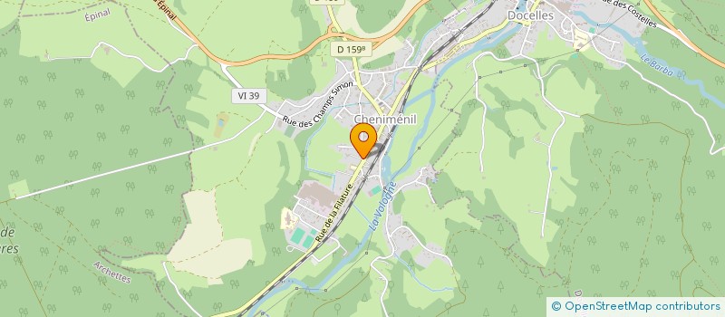 localisation de l'entreprise VOLTAIRE-ABRP  CHENIMENIL