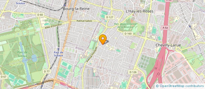 localisation de l'entreprise VOLTAIRE ALEXANDRE  L'HAY-LES-ROSES