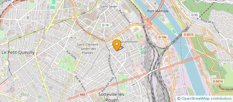 localisation de l'entreprise VOLTAIRE COIFFURE à SOTTEVILLE-LES-ROUEN