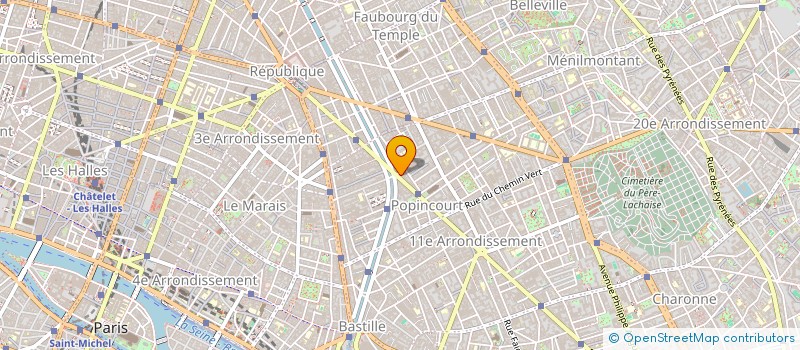 localisation de l'entreprise VOLTAIRE HAUSE  PARIS