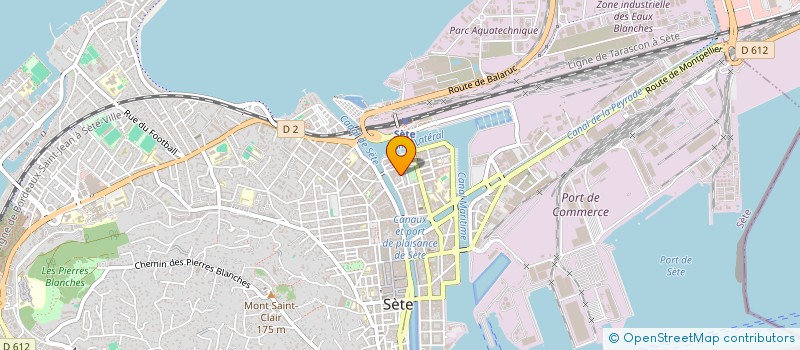 localisation de l'entreprise VOLTAIRE IMMO  SETE