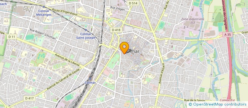 localisation de l'entreprise VOLTAIRE IMMOBILIER  COLMAR