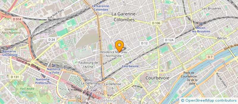 localisation de l'entreprise VOLTAIRE INVEST à COURBEVOIE