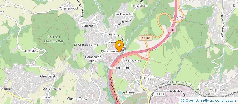 localisation de l'entreprise VOLTAIRE INVESTISSEMENTS à ANNECY