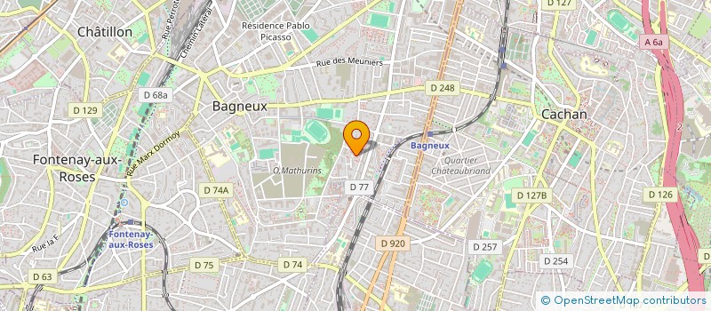 localisation de l'entreprise VOLTAIRE INVESTISSEMENTS à BAGNEUX
