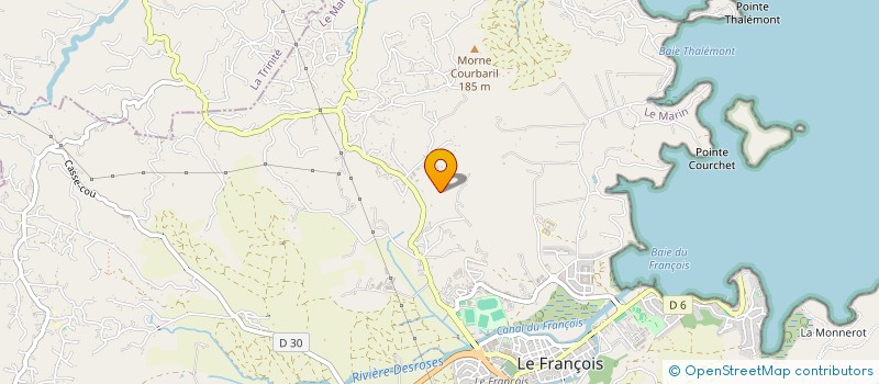 localisation de l'entreprise VOLTAIRE.MART  LE FRANCOIS