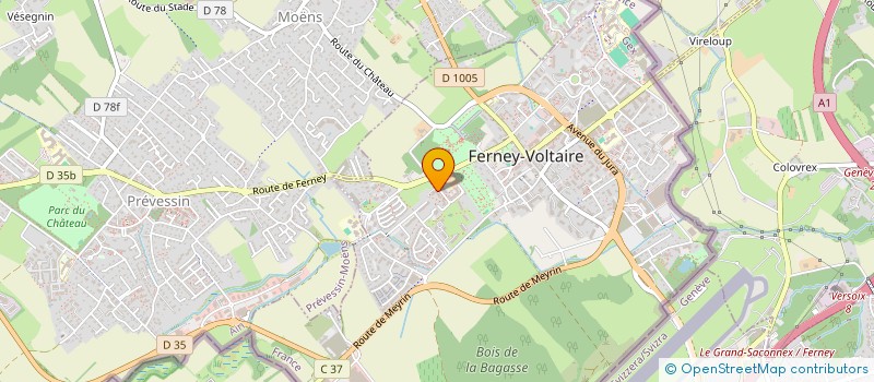 localisation de l'entreprise VOLTAIRE METEOR à FERNEY-VOLTAIRE
