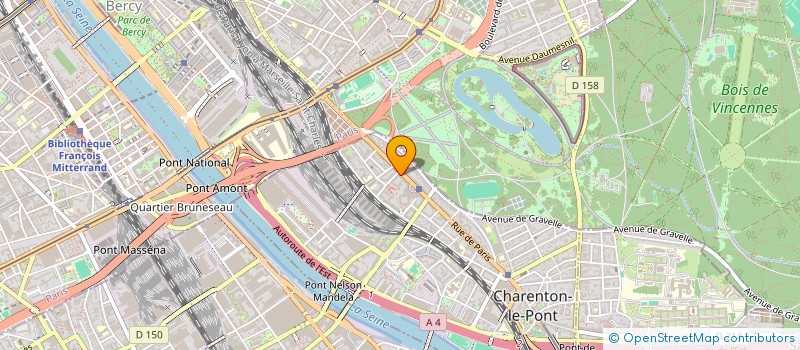 localisation de l'entreprise VOLTAIRE MK  CHARENTON-LE-PONT