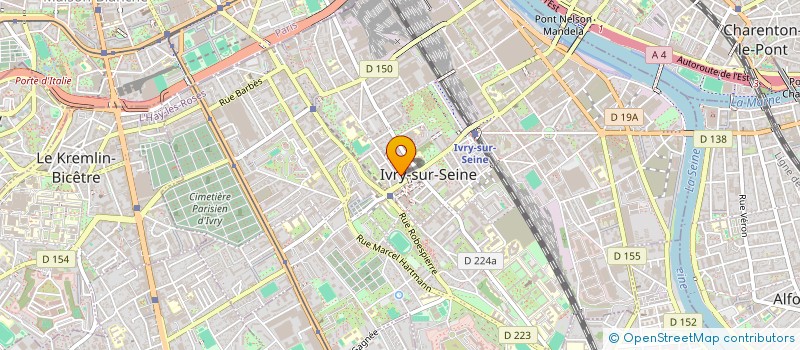 localisation de l'entreprise VOLTAIRE OCCASIONS  IVRY-SUR-SEINE