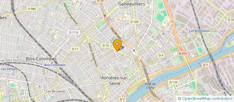 localisation de l'entreprise VOLTAIRE TER à ASNIERES-SUR-SEINE