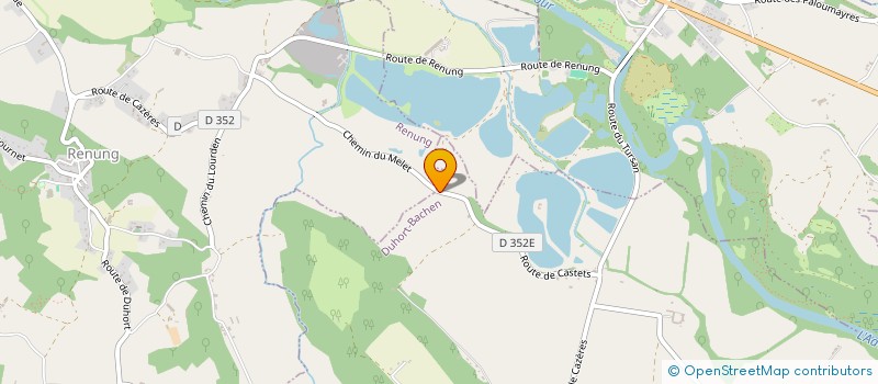 localisation de l'entreprise VOLTALAC  DUHORT-BACHEN