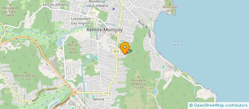 localisation de l'entreprise VOLTALIA GUYANE  REMIRE MONTJOLY