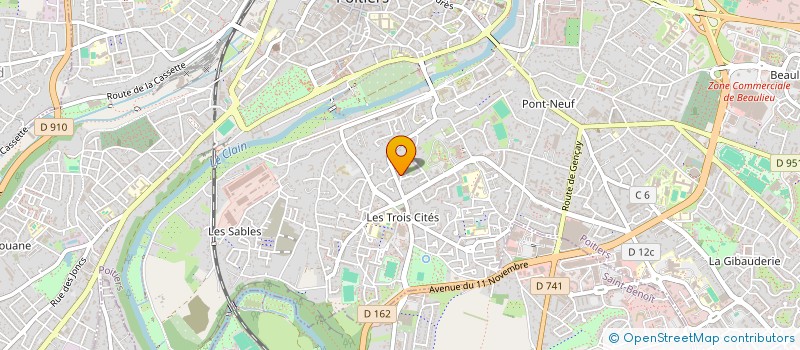 localisation de l'entreprise VOLTARIS  POITIERS