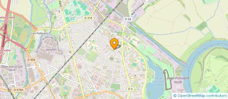 localisation de l'entreprise VOLTATECH à CHALON-SUR-SAONE