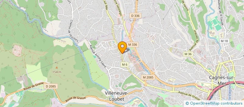 localisation de l'entreprise VOLTCAR à CAGNES-SUR-MER