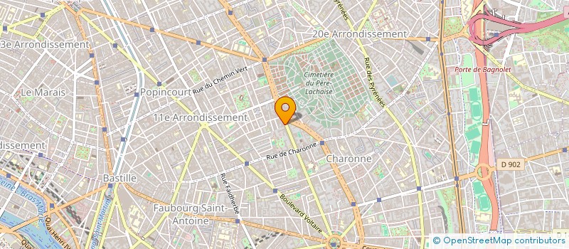 localisation de l'entreprise VOLTE  PARIS