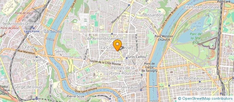 localisation de l'entreprise VOLTE FACE  LYON