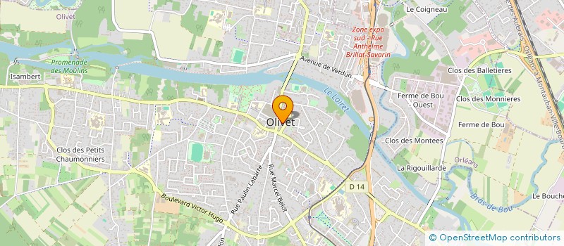 localisation de l'entreprise VOLTE PAGES à OLIVET