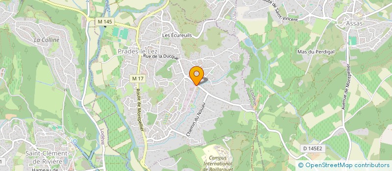 localisation de l'entreprise VOLTEC à PRADES-LE-LEZ