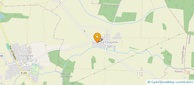 localisation de l'entreprise VOLTEC à LA CHAPELLE-IGER