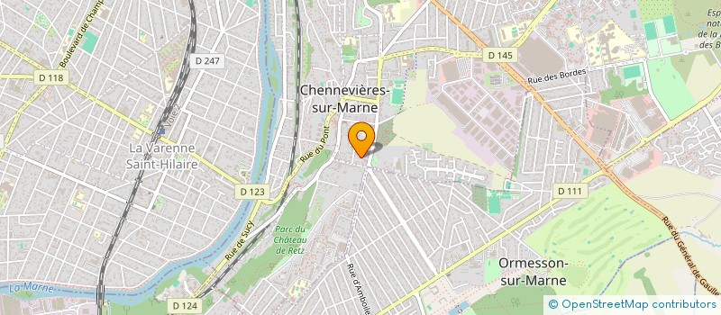 localisation de l'entreprise VOLTEFACE PRODUCTIONS  CHENNEVIERES-SUR-MARNE