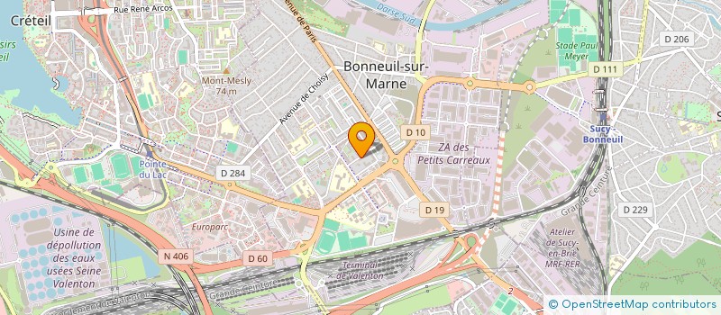 localisation de l'entreprise VOLTEK à BONNEUIL-SUR-MARNE