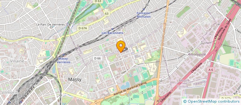 localisation de l'entreprise VOLTELEC à MASSY